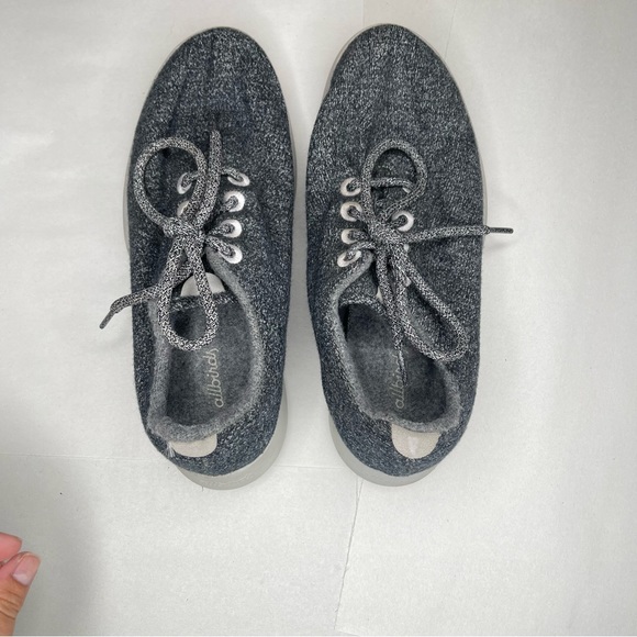 Allbirds Womens Size 10 Heather Gray The Wool Runners Lace Up Sneakers - Picture 6 of 9